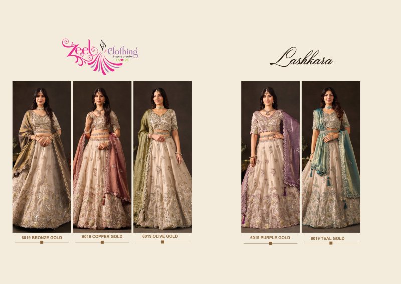 Lashkara by Zeel Fendy Silk With Sequence Work Lehenga Choli